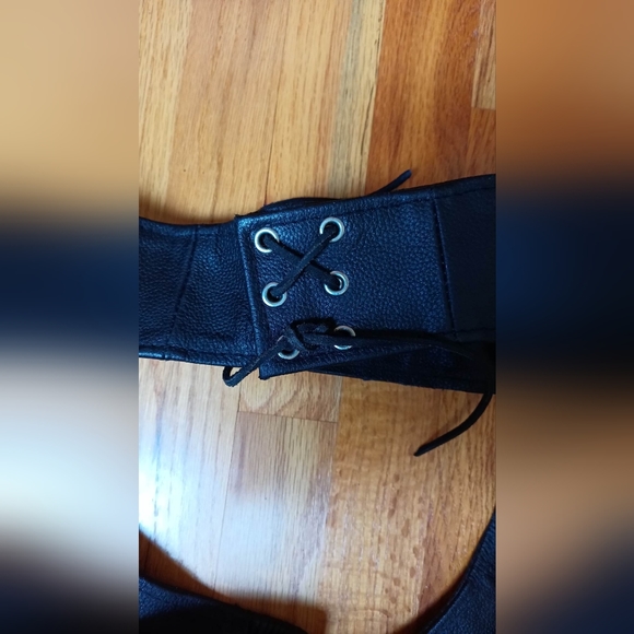 Leather motorcycle chaps - Picture 5 of 7